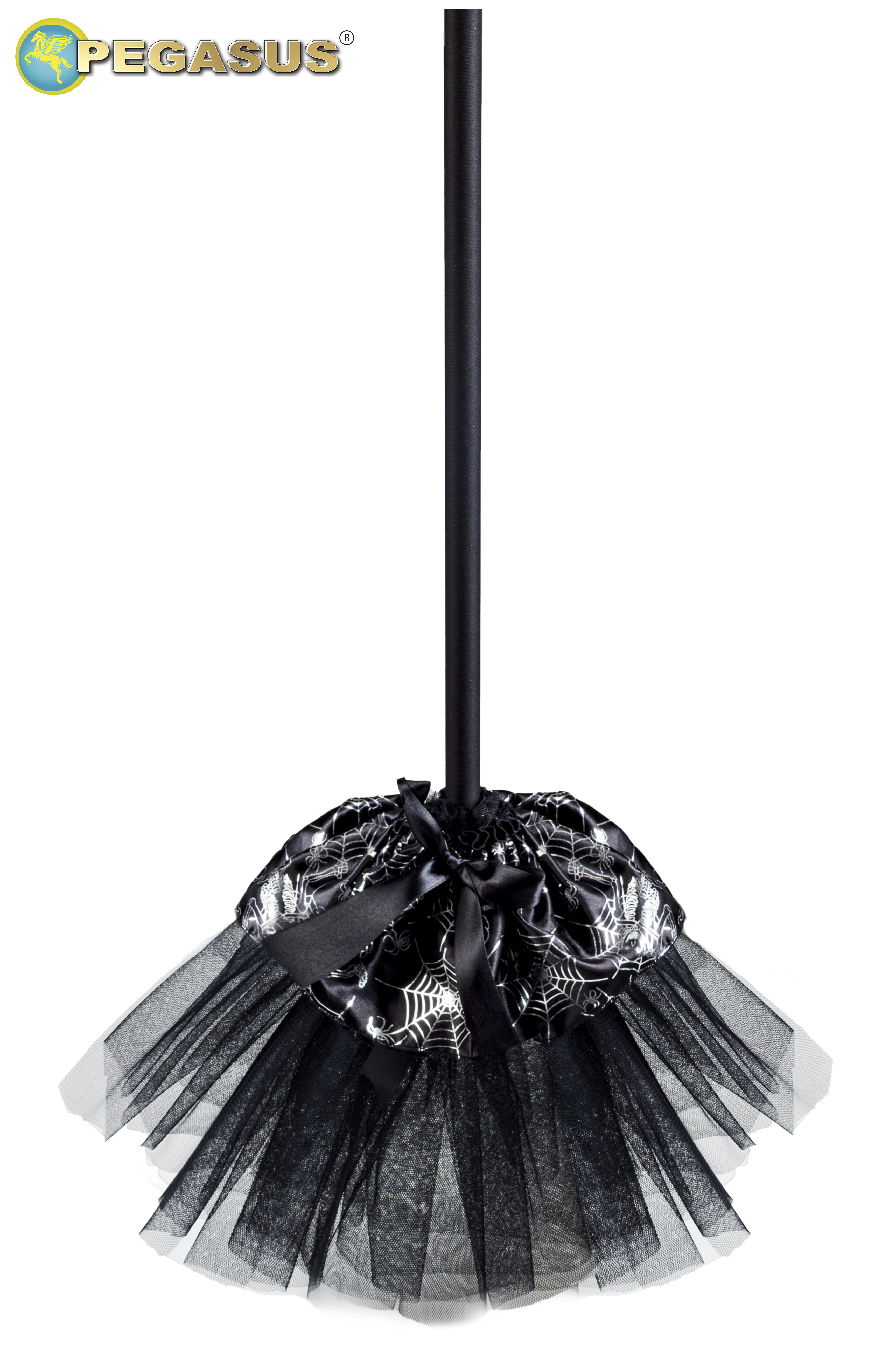 SCOPA STREGA ARGENTO DI HALLOWEEN